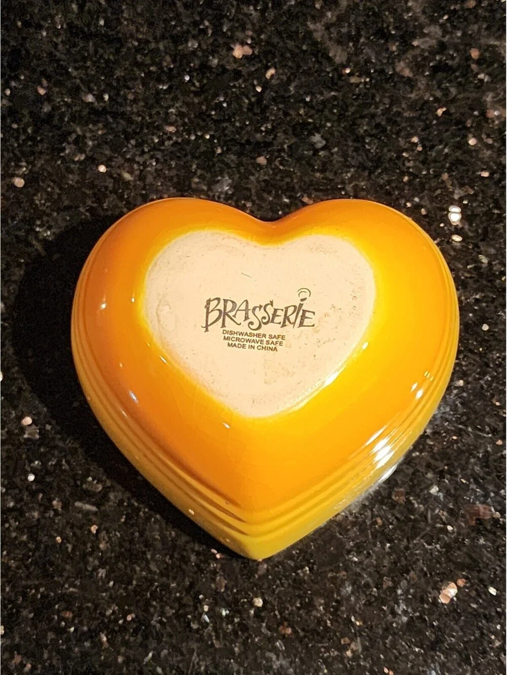 Brasserie Red Mini Pot Heart-Shaped Baking dish Casserole, SWEET, 3